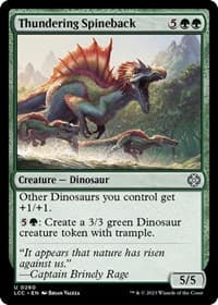 Thundering Spineback - Commander: The Lost Caverns of Ixalan - Magic: The Gathering card