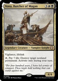 Vona, Butcher of Magan - Commander: The Lost Caverns of Ixalan - Magic: The Gathering card
