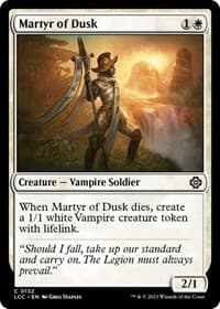 Martyr of Dusk - Commander: The Lost Caverns of Ixalan - Magic: The Gathering card