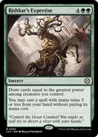 Rishkar's Expertise - Commander: The Lost Caverns of Ixalan - Magic: The Gathering card