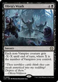 Olivia's Wrath - Commander: The Lost Caverns of Ixalan - Magic: The Gathering card