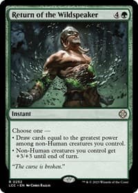 Return of the Wildspeaker - Commander: The Lost Caverns of Ixalan - Magic: The Gathering card