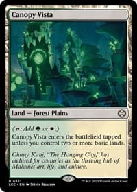 Canopy Vista - Commander: The Lost Caverns of Ixalan - Magic: The Gathering card