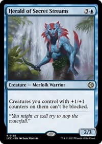 Herald of Secret Streams - Commander: The Lost Caverns of Ixalan - Magic: The Gathering card