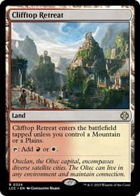 Clifftop Retreat - Commander: The Lost Caverns of Ixalan - Magic: The Gathering card