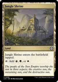 Jungle Shrine - Commander: The Lost Caverns of Ixalan - Magic: The Gathering card