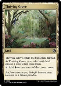 Thriving Grove - Commander: The Lost Caverns of Ixalan - Magic: The Gathering card