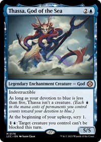 Thassa, God of the Sea - Commander: The Lost Caverns of Ixalan - Magic: The Gathering card