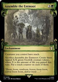 Assemble the Entmoot (Showcase Scrolls) - Commander: The Lord of the Rings: Tales of Middle-earth - Magic: The Gathering card