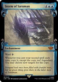 Storm of Saruman (Showcase Scrolls) - Universes Beyond: The Lord of the Rings: Tales of Middle-earth - Magic: The Gathering card