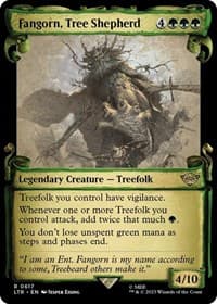 Fangorn, Tree Shepherd (Showcase Scrolls) - Universes Beyond: The Lord of the Rings: Tales of Middle-earth - Magic: The Gathering card