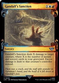 Gandalf's Sanction (Showcase Scrolls) - Universes Beyond: The Lord of the Rings: Tales of Middle-earth - Magic: The Gathering card