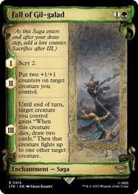 Fall of Gil-galad (Showcase Scrolls) - Universes Beyond: The Lord of the Rings: Tales of Middle-earth - Magic: The Gathering card