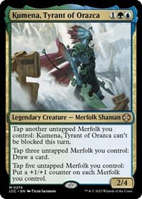 Kumena, Tyrant of Orazca - Commander: The Lost Caverns of Ixalan - Magic: The Gathering card