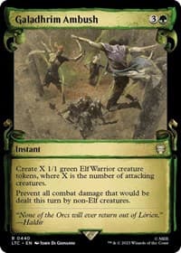 Galadhrim Ambush (Showcase Scrolls) - Commander: The Lord of the Rings: Tales of Middle-earth - Magic: The Gathering card