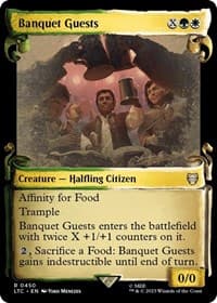 Banquet Guests (Showcase Scrolls) - Commander: The Lord of the Rings: Tales of Middle-earth - Magic: The Gathering card