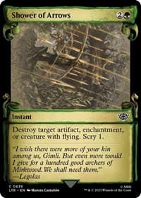 Shower of Arrows (Showcase Scrolls) - Universes Beyond: The Lord of the Rings: Tales of Middle-earth - Magic: The Gathering card