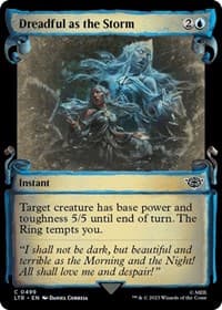 Dreadful as the Storm (Showcase Scrolls) - Universes Beyond: The Lord of the Rings: Tales of Middle-earth - Magic: The Gathering card
