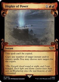 Display of Power (Showcase Scrolls) - Universes Beyond: The Lord of the Rings: Tales of Middle-earth - Magic: The Gathering card