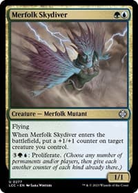 Merfolk Skydiver - Commander: The Lost Caverns of Ixalan - Magic: The Gathering card