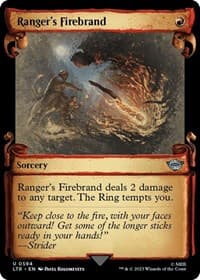 Ranger's Firebrand (Showcase Scrolls) - Universes Beyond: The Lord of the Rings: Tales of Middle-earth - Magic: The Gathering card