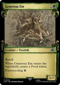Generous Ent (Showcase Scrolls) - Universes Beyond: The Lord of the Rings: Tales of Middle-earth - Magic: The Gathering card