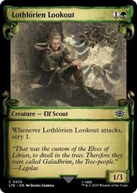 Lothlorien Lookout (Showcase Scrolls) - Universes Beyond: The Lord of the Rings: Tales of Middle-earth - Magic: The Gathering card