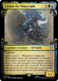 Cirdan the Shipwright (Showcase Scrolls) - Commander: The Lord of the Rings: Tales of Middle-earth - Magic: The Gathering card