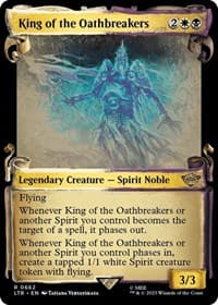 King of the Oathbreakers (Showcase Scrolls) - Universes Beyond: The Lord of the Rings: Tales of Middle-earth - Magic: The Gathering card