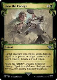 Stew the Coneys (Showcase Scrolls) - Universes Beyond: The Lord of the Rings: Tales of Middle-earth - Magic: The Gathering card