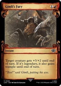 Gimli's Fury (Showcase Scrolls) - Universes Beyond: The Lord of the Rings: Tales of Middle-earth - Magic: The Gathering card