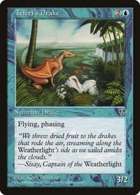 Teferi's Drake - Mirage - Magic: The Gathering card