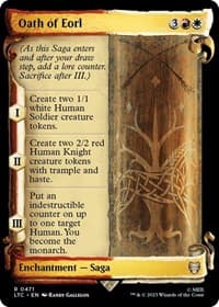 Oath of Eorl (Showcase Scrolls) - Commander: The Lord of the Rings: Tales of Middle-earth - Magic: The Gathering card