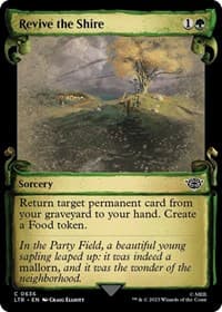 Revive the Shire (Showcase Scrolls) - Universes Beyond: The Lord of the Rings: Tales of Middle-earth - Magic: The Gathering card