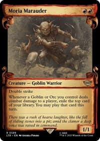 Moria Marauder (Showcase Scrolls) - Universes Beyond: The Lord of the Rings: Tales of Middle-earth - Magic: The Gathering card