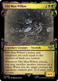 Old Man Willow (Showcase Scrolls) - Universes Beyond: The Lord of the Rings: Tales of Middle-earth - Magic: The Gathering card