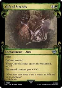 Gift of Strands (Showcase Scrolls) - Universes Beyond: The Lord of the Rings: Tales of Middle-earth - Magic: The Gathering card