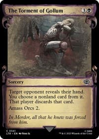 The Torment of Gollum (Showcase Scrolls) - Universes Beyond: The Lord of the Rings: Tales of Middle-earth - Magic: The Gathering card
