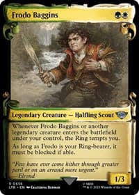 Frodo Baggins (Showcase Scrolls) - Universes Beyond: The Lord of the Rings: Tales of Middle-earth - Magic: The Gathering card