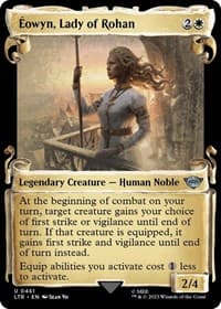 Eowyn, Lady of Rohan (Showcase Scrolls) - Universes Beyond: The Lord of the Rings: Tales of Middle-earth - Magic: The Gathering card
