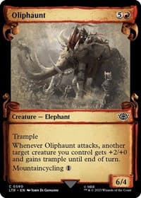 Oliphaunt (Showcase Scrolls) - Universes Beyond: The Lord of the Rings: Tales of Middle-earth - Magic: The Gathering card