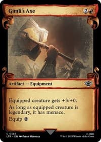 Gimli's Axe (Showcase Scrolls) - Universes Beyond: The Lord of the Rings: Tales of Middle-earth - Magic: The Gathering card
