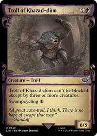 Troll of Khazad-dum (Showcase Scrolls) - Universes Beyond: The Lord of the Rings: Tales of Middle-earth - Magic: The Gathering card