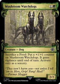 Mushroom Watchdogs (Showcase Scrolls) - Universes Beyond: The Lord of the Rings: Tales of Middle-earth - Magic: The Gathering card