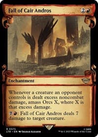 Fall of Cair Andros (Showcase Scrolls) - Universes Beyond: The Lord of the Rings: Tales of Middle-earth - Magic: The Gathering card