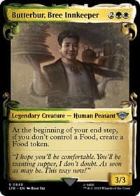 Butterbur, Bree Innkeeper (Showcase Scrolls) - Universes Beyond: The Lord of the Rings: Tales of Middle-earth - Magic: The Gathering card
