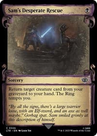 Sam's Desperate Rescue (Showcase Scrolls) - Universes Beyond: The Lord of the Rings: Tales of Middle-earth - Magic: The Gathering card