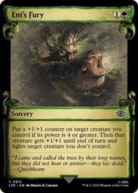 Ent's Fury (Showcase Scrolls) - Universes Beyond: The Lord of the Rings: Tales of Middle-earth - Magic: The Gathering card