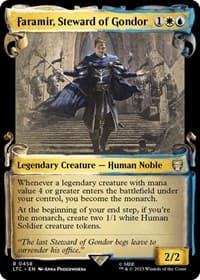 Faramir, Steward of Gondor (Showcase Scrolls) - Commander: The Lord of the Rings: Tales of Middle-earth - Magic: The Gathering card