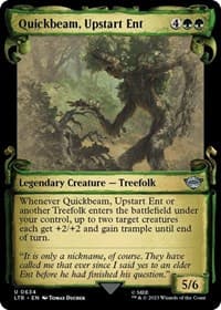 Quickbeam, Upstart Ent (Showcase Scrolls) - Universes Beyond: The Lord of the Rings: Tales of Middle-earth - Magic: The Gathering card